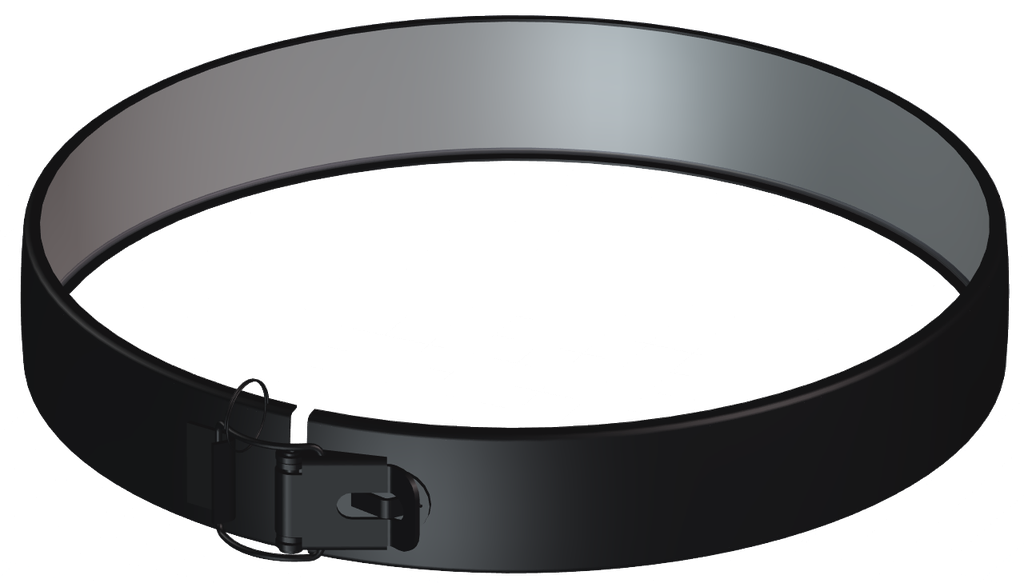 Matt Black Twin Wall Locking Band