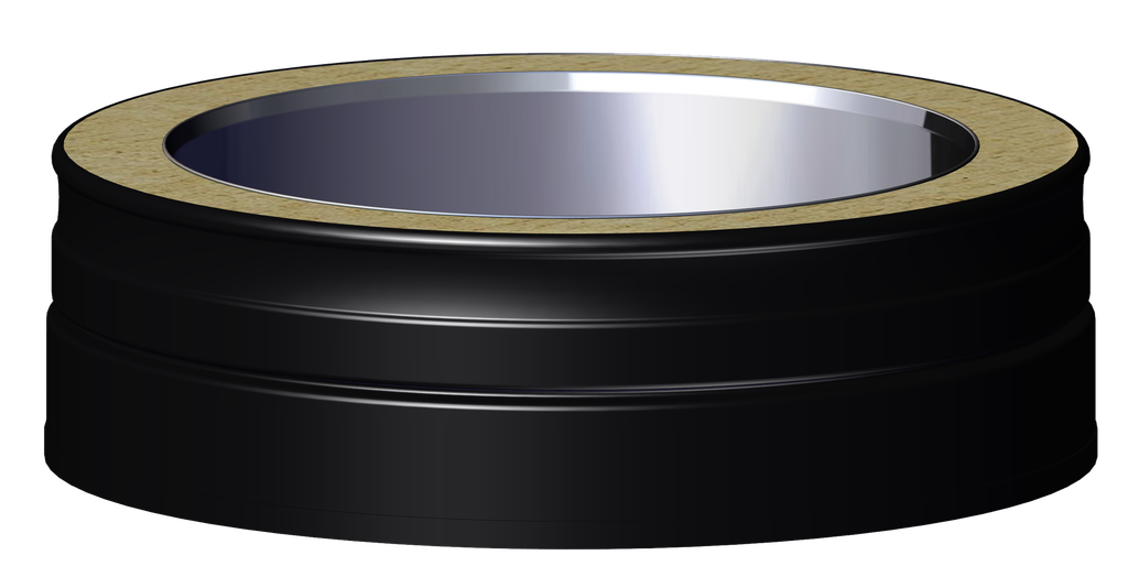 Matt Black Twin Wall Soot Collector