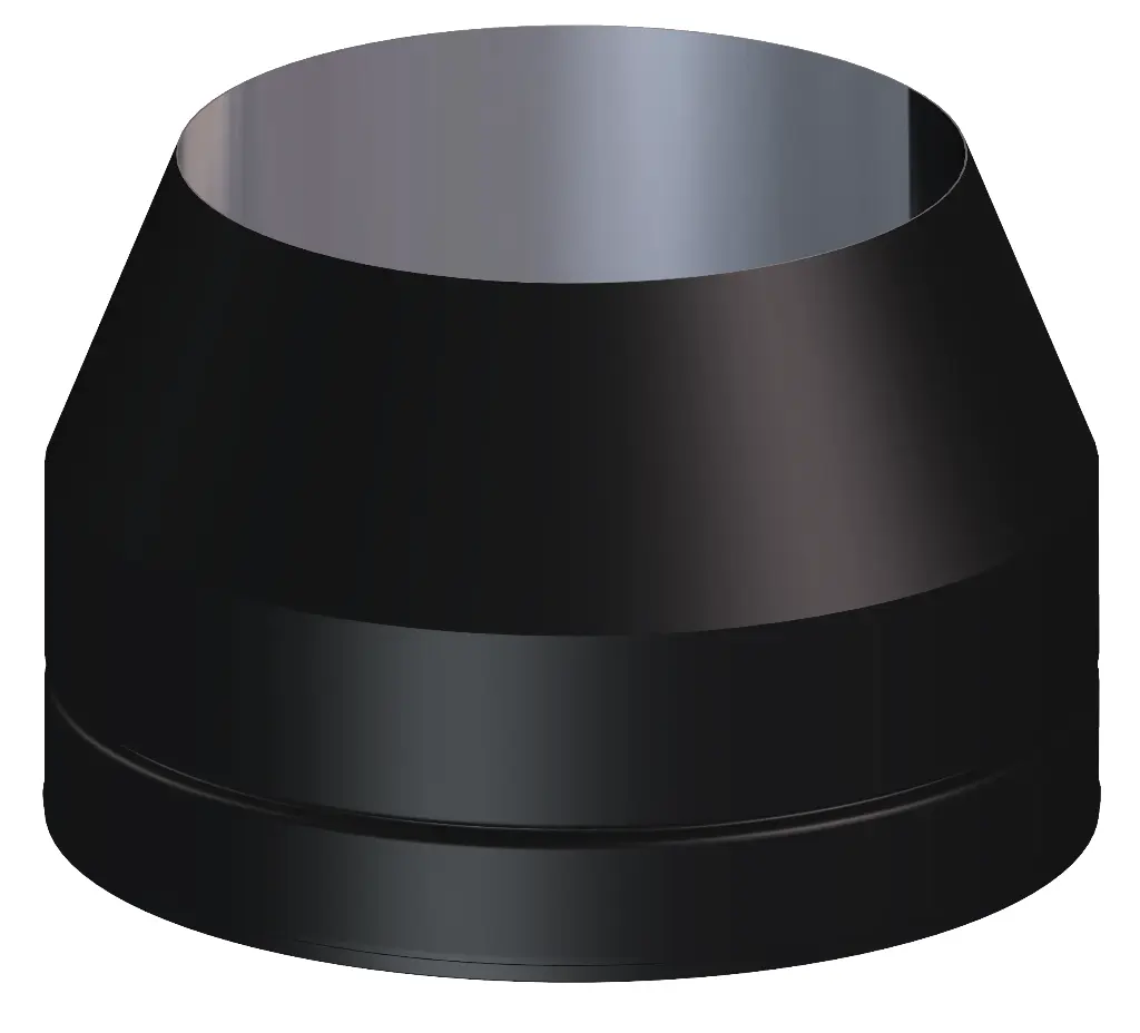 Matt Black Twin Wall Open Terminal