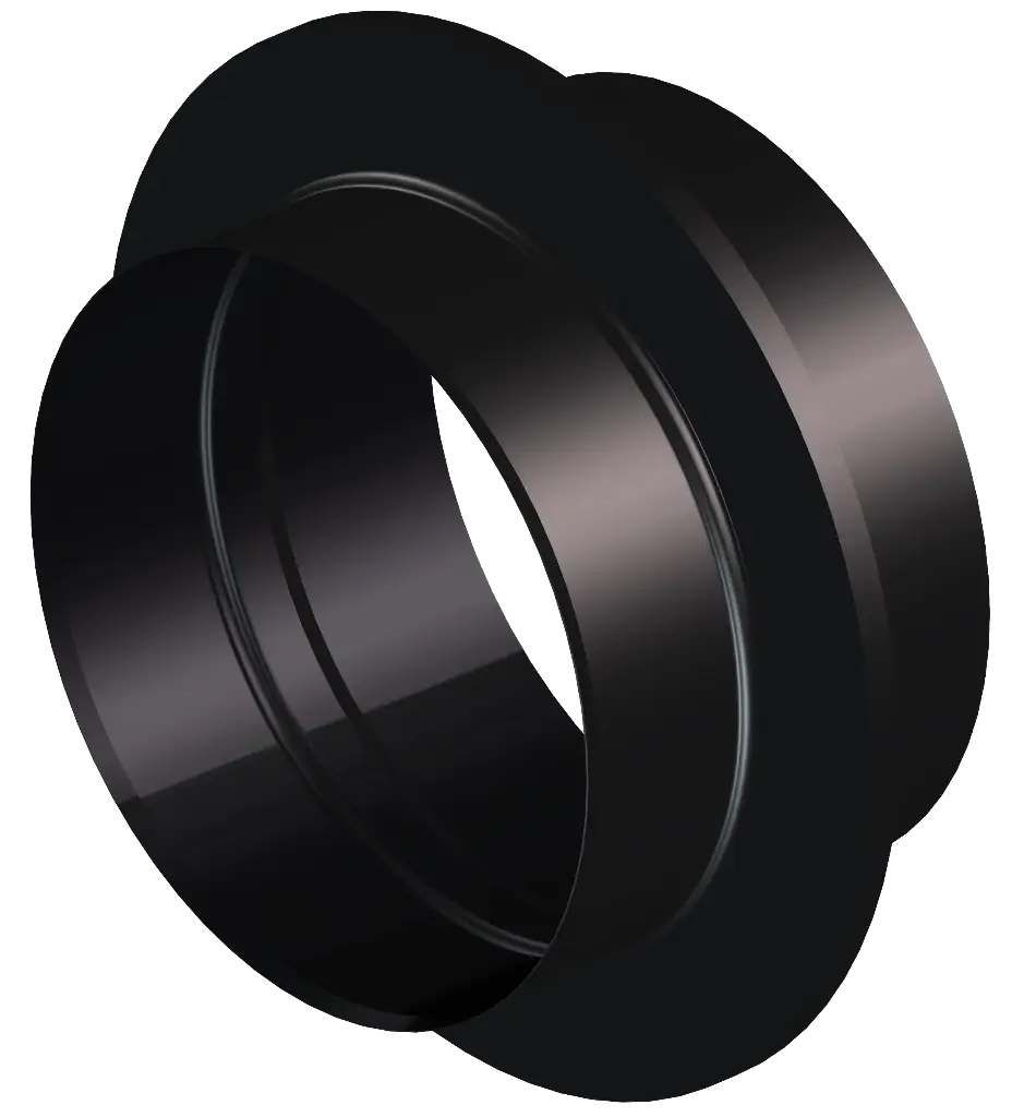 Matt Black Twin Wall Boiler Adaptor