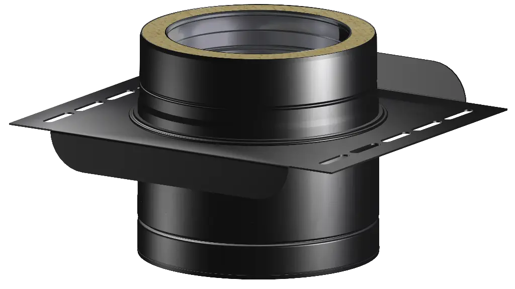 Matt Black Twin Wall Console Plate