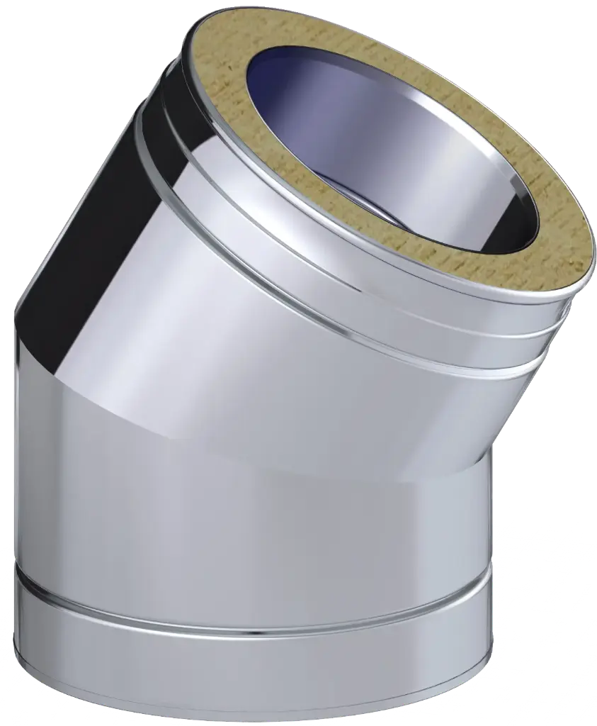 Stainless Steel Twin Wall 30˚ Elbow