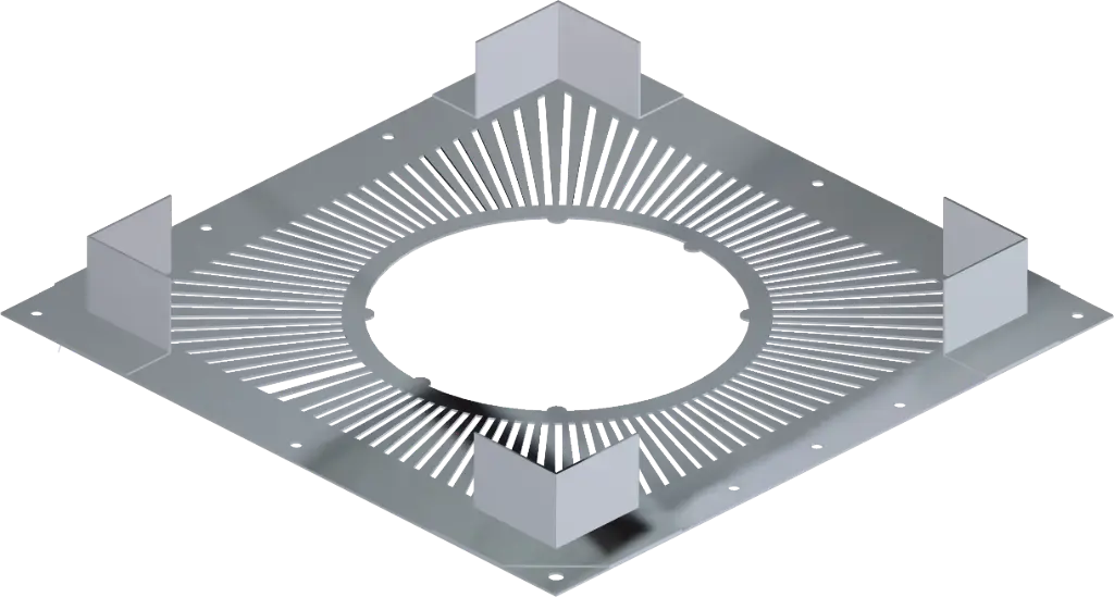 Stainless Steel Twin Wall Vented Firestop G60