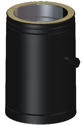 Matt Black Twin Wall 300mm Test Unit