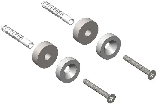 [059K99FIX] Fixing Kit for Finishing Collar