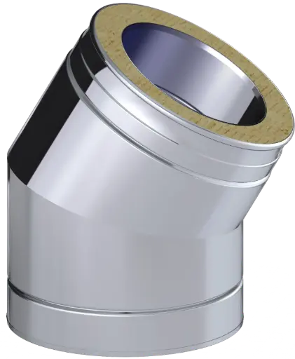 Stainless Steel Twin Wall 30˚ Elbow