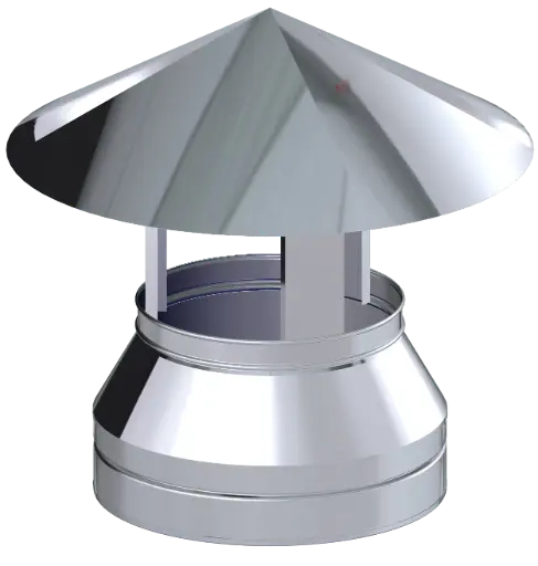 Stainless Steel Twin Wall Rain Cap