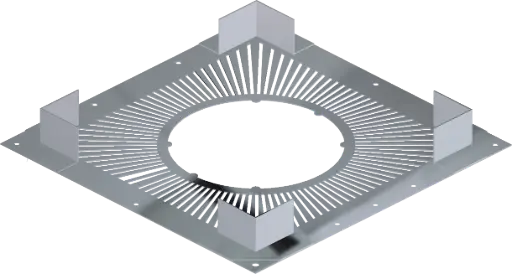 Stainless Steel Twin Wall Vented Firestop G60